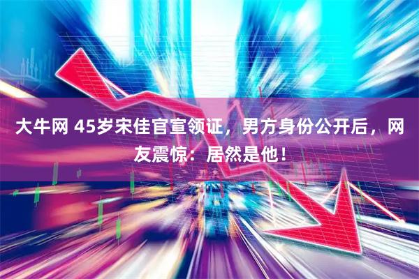 大牛网 45岁宋佳官宣领证，男方身份公开后，网友震惊：居然是他！